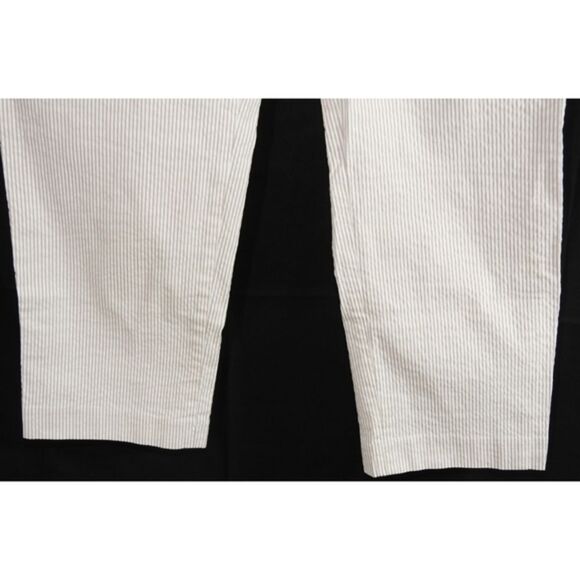 ✨️ Ann Taylor Factory Stripe Capri Pants Size 8 - Picture 5 of 13